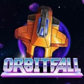 Logo of Orbitfall from ELK Studios at GoldRun Casino