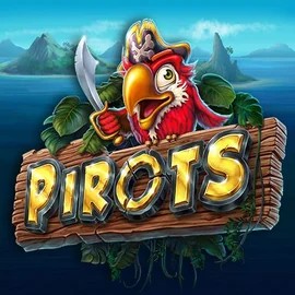 Pirots slot logo by ELK Studios at GoldRun CasinoPirots